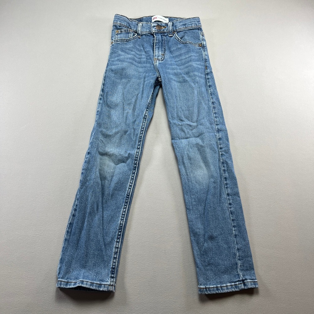 Wrangler Classic Straight Jeans Boys 10 Whisker Denim Cotton Stretch Street Wear